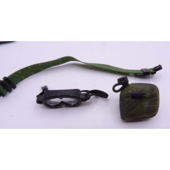 GI Joe 1/6 Scale 12" Uniform Belt, Canteen, Dive mask - Picture 1 of 1